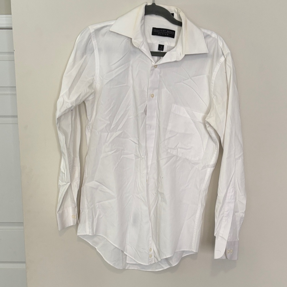 Geoffrey Beene Crisp White Dress Shirt